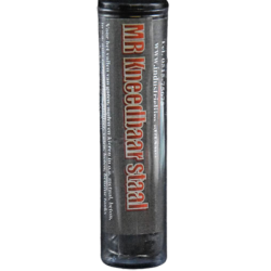 KNEEDBAAR STAAL 56 gram, gietijzer lijmen/repareren en gaten en naden dichten en het lijmen van metalen, werkt ook in vochtige ruimtws.