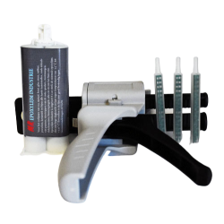 Epoxylijm industrie 50 ml met doseerpistool en 3 mengbuisjes