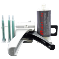 MMA Lijm beige, 50 ml met doseerpistool en 3 mixertips