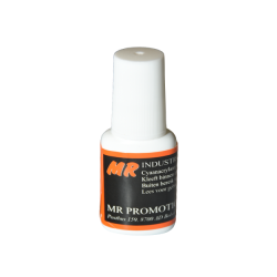 Industrielijm dun 10 gram met kwastje, reuze handig voor precieze verlijming en modelbouwers Industrielijm dun 10 gram met kwastje, reuze handig voor precieze verlijming en modelbouwers